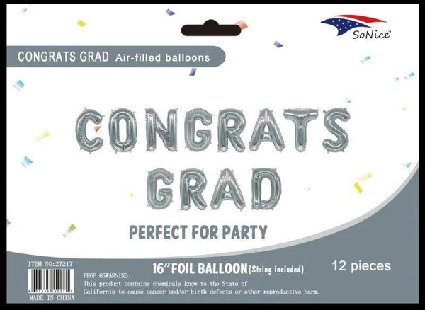 Congrats Grad Banner Balloon Kit