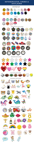 Double Digit Number/Letter Balloon Bouquets