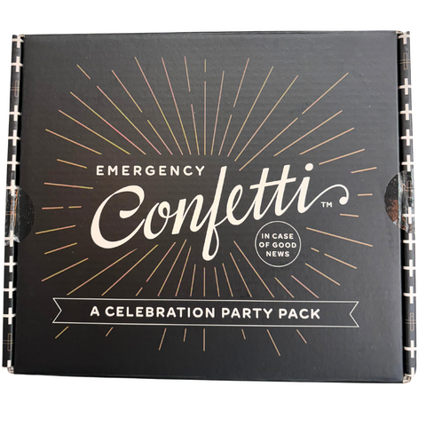 Black & Tan Confetti Party Pack