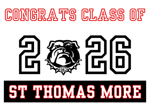 Class of 2026 School Graduation Yard Signs