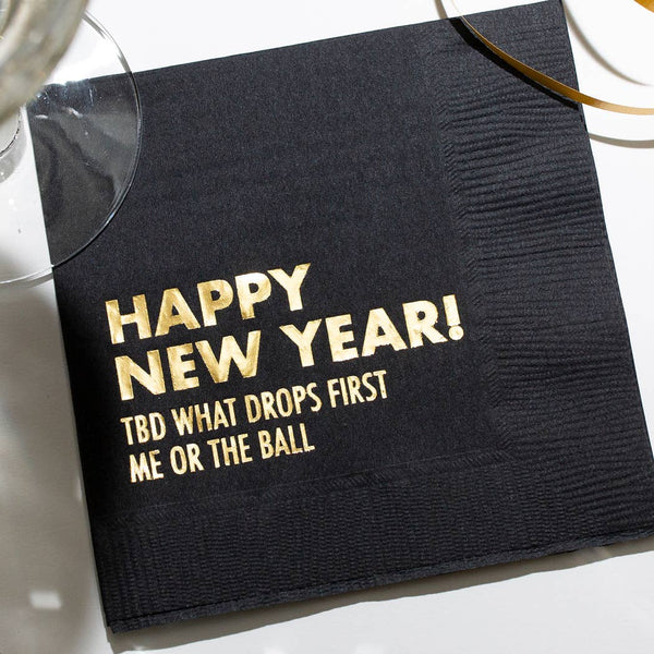 Ball Drop Cocktail Napkin