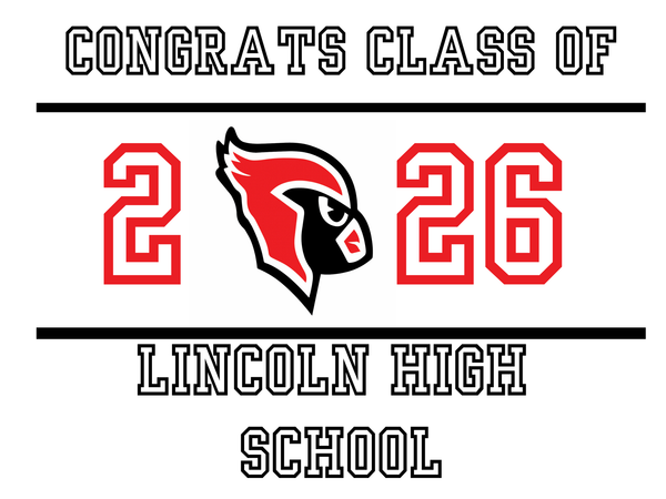 Class of 2026 School Graduation Yard Signs