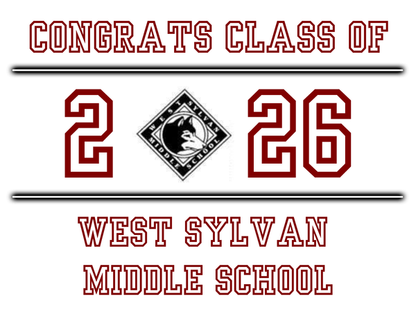 Class of 2026 School Graduation Yard Signs
