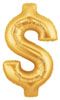 Dollar Sign Mylar Balloon