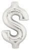 Dollar Sign Mylar Balloon