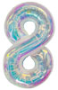 Number 8 Large Mylar Balloon