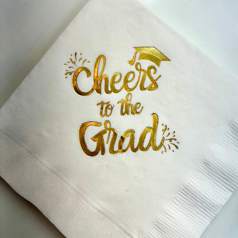 Cheers To The Grad Napkins