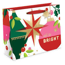 Bright Ornaments Large Gift Bag