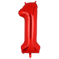 Number 1 Large Mylar Balloon