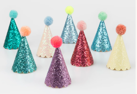 Glitter Mini Party Hatts