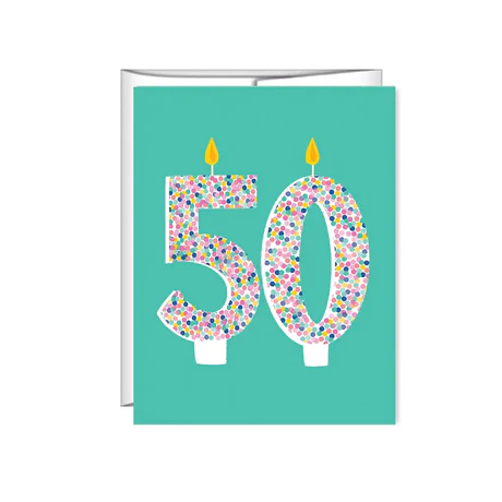 50th Birthday Candles