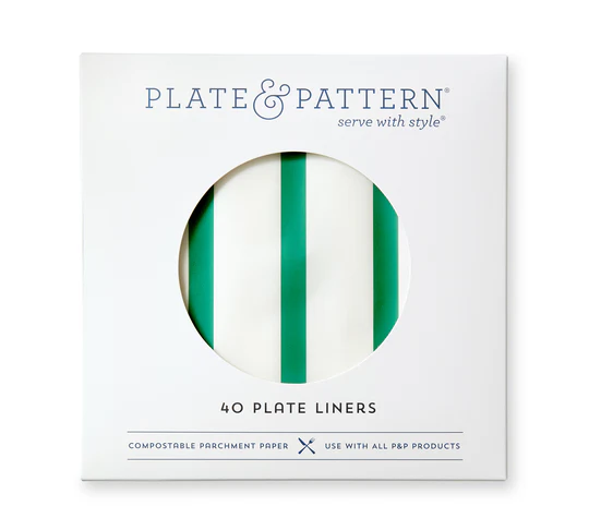 Go Team Green Plate Liners