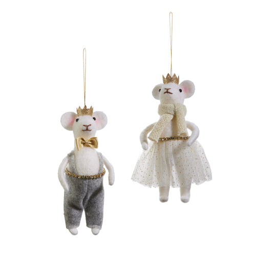 Crowned Mouse Ornament