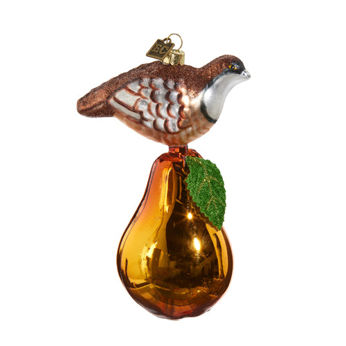 Partridge & Pear Ornament