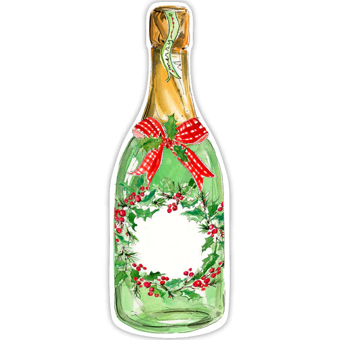 DIe-Cut Accent-Christmas Bottle