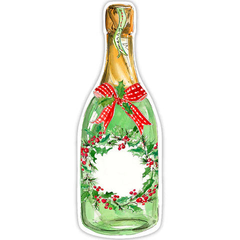 DIe-Cut Accent-Christmas Bottle