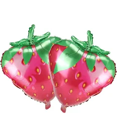 Strawberry Mylar Balloon