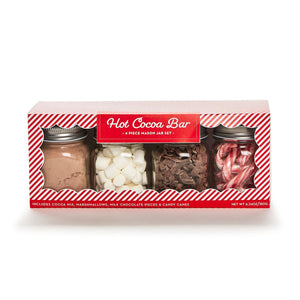 Hot Cocoa Bar Four Piece Mason Jar Kit