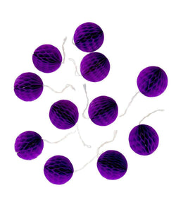 Purple Honeycomb Mini Balls 2"