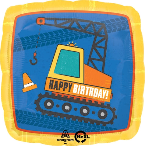 Birthday Construction Balloon