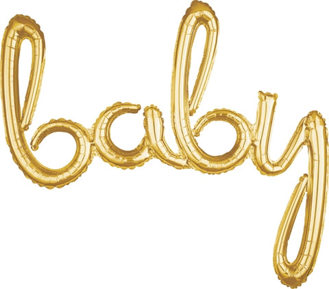 Baby White Gold Script