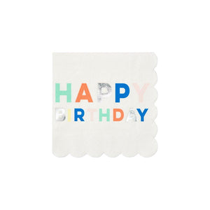 Birthday Palette Small Napkins