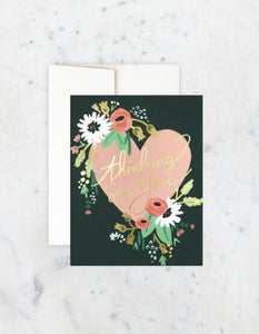 Bouquet Heart Greeting Card