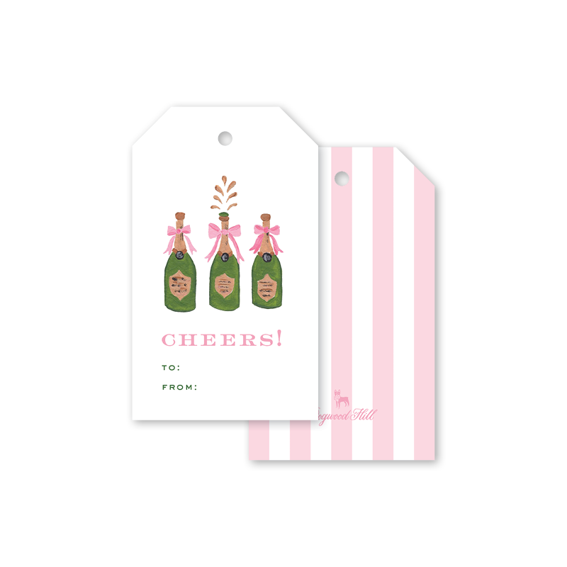 Champagne Cheers Gift Tag