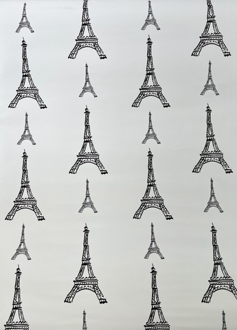 Eiffel Tower Wrapping Paper