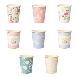 English Garden Party Cups (set of 8)