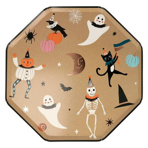 Halloween Dancing Figures Plate