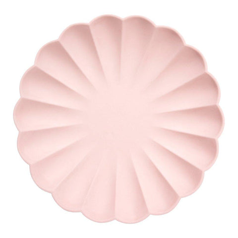 Pale Pink Eco Plates Large