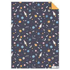 Space Gift Wrap Sheet