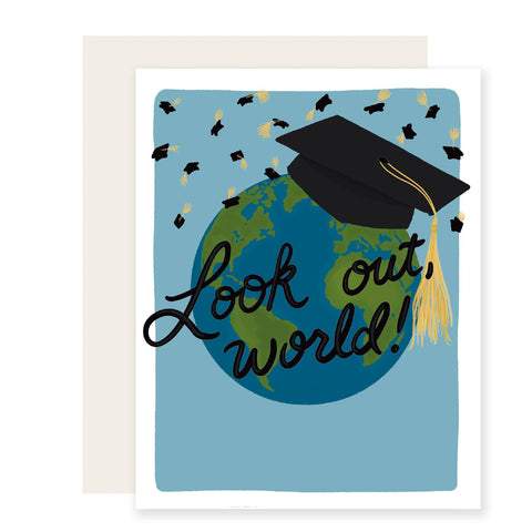 Look Out World | Graduation Card | Congrats Graduate