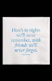 Here's To Nights Napkins