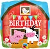 Birthday Barn Foil Balloon