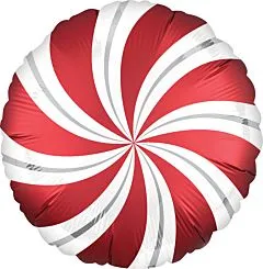 Candy Swirl Foil Balloon