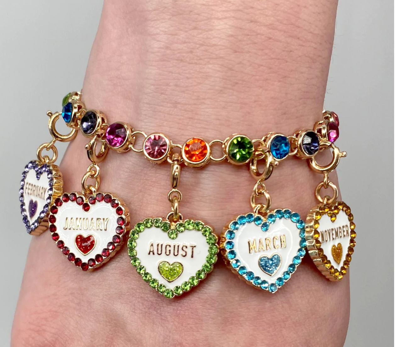Gold Birthstone Charm