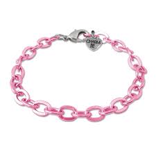 CHARM IT! Pink Chain Bracelet