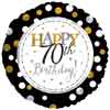 Happy 70th Birthday Foil Balloon
