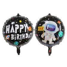 Happy Birthday Astronaut Foil Balloon