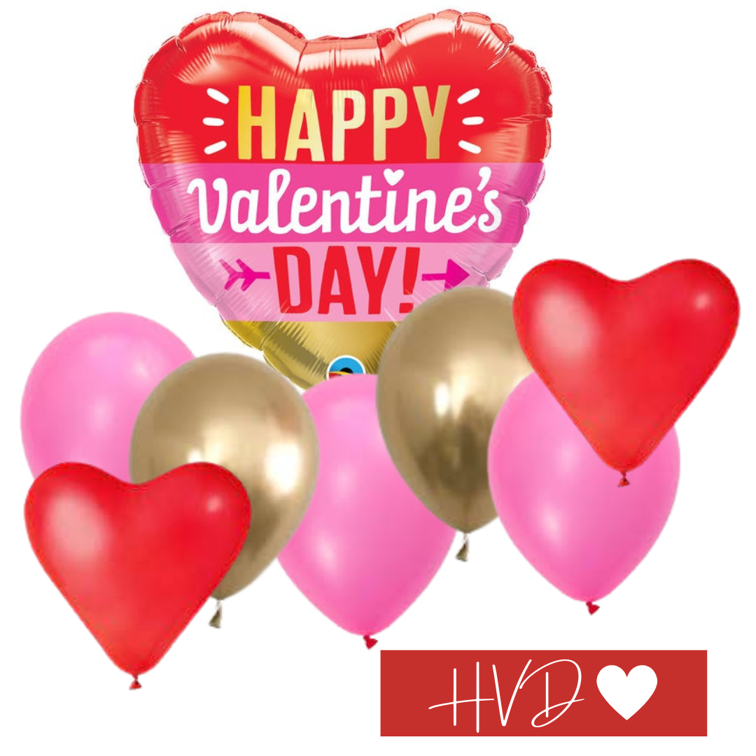 HVD Heart Balloon Bunch