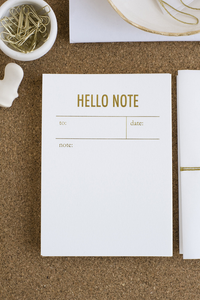Hello Note Note Pad