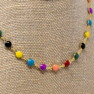 Rainbow Enamel Chain
