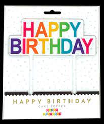 Happy Birthday Cake Topper