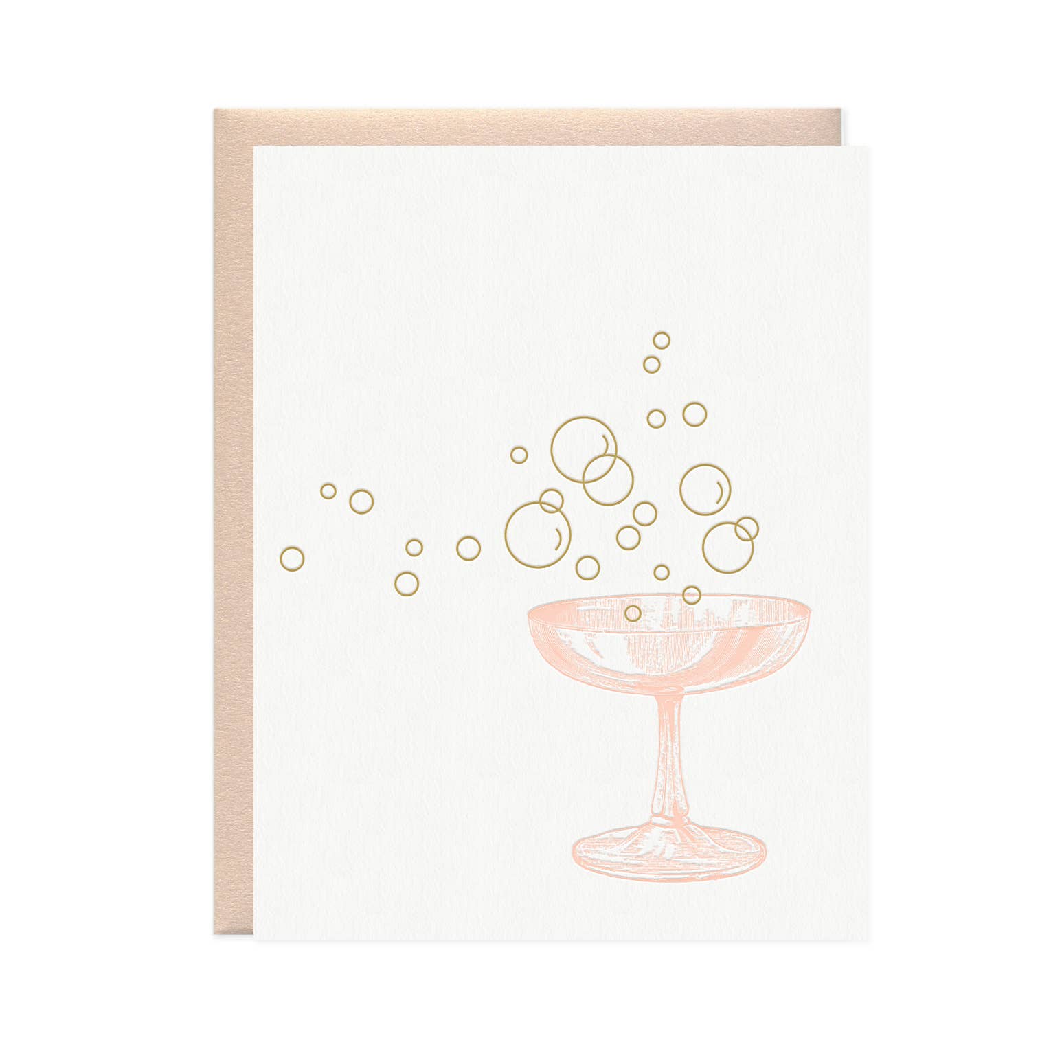 Champagne Bubbles Greeting Card