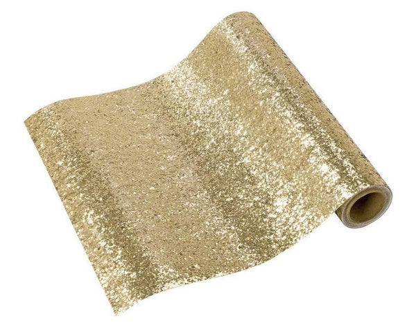 Luxe Gold Glitter Table Runner - 6ft